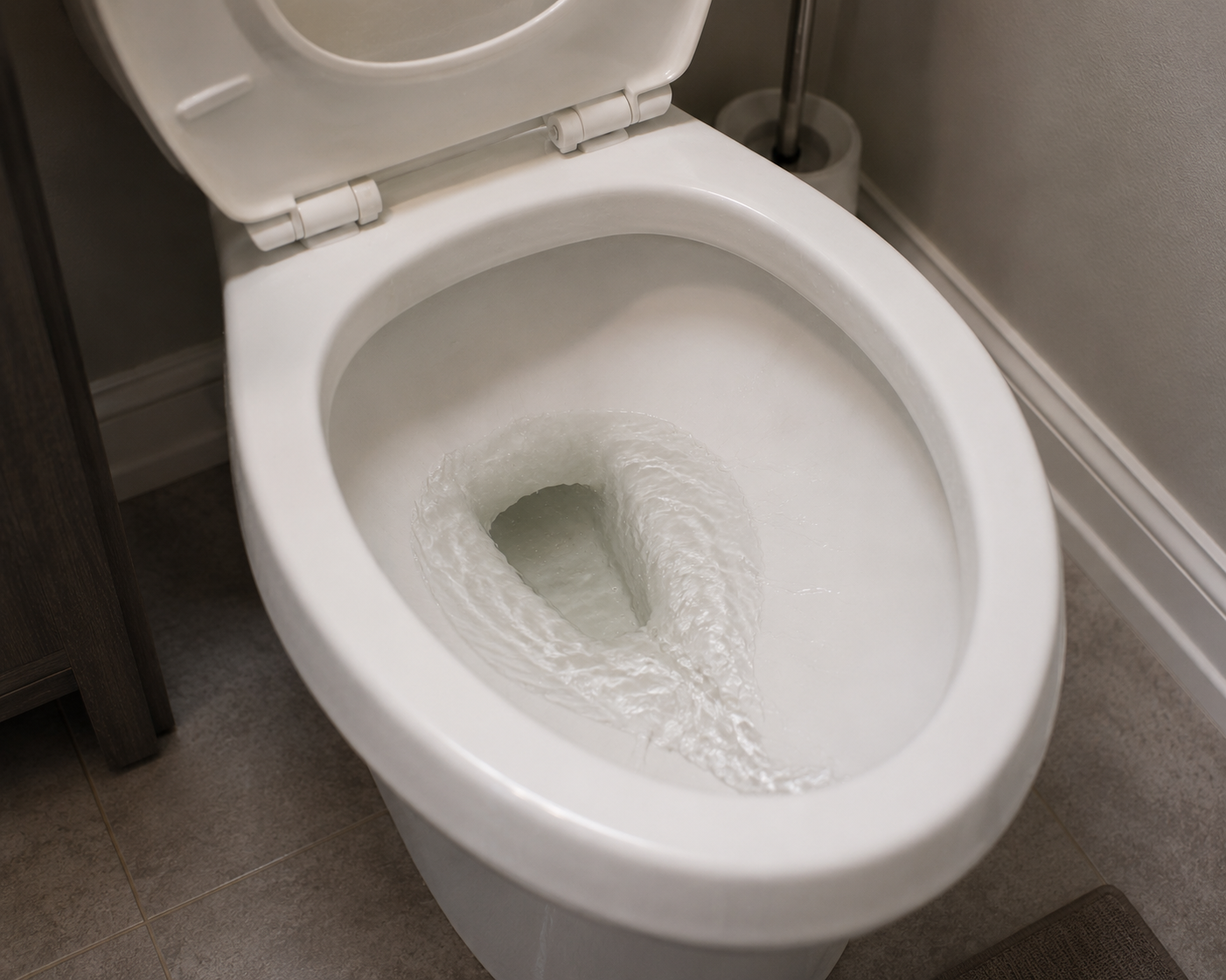Weak or Partial Flush